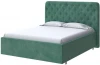 2016269 PROxSON Кровать Classic Large (Ткань: Велюр Casa Изумрудный) 90x190