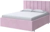 2023508 PROxSON Кровать Modern Large (Ткань: Велюр Teddy Розовый фламинго) 120x200