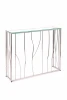 1022-CS clear Консольный стол AllConsoles 1022-CS clear серебряный