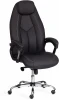 21151 Компьютерное кресло игровое Tetchair BOSS (Исскуственая кожа/Черный)