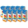 LED-C35-6W/3000K/E14/CL/SLF Набор из 10штук Лампа светодиодная Volpe Optima Филамент LED-C35-6W/3000K/E14/CL/SLF Набор из 10штук свеча прозрачная теплый белый свет 3000K