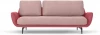 786852 Диван Ispani трехместный ОГОГО (арт.786852), (Ткань,Экокожа/Розовый)