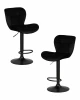 LM-5022-N_B-M_V-MJ9-101 Набор 2 шт стул барный DOBRIN BARNY BLACK (черный велюр (MJ9-101))