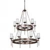 V1813-7/8+8 Подвесная люстра Vitaluce V1813-7/8+8 (220V, на цепи, круглые)