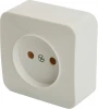 49301 Розетка без заземления (белый) Stekker София 49301
