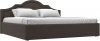 123050 Кровать интерьерная Афина 200 (Коричневый/Рогожка) Лига Диванов арт.123050