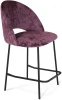 8540324701 Стул полубарный Sheffilton SHT-ST34/S29-1 вишневый джем/чёрный муар от фабрики Sheffilton