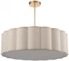 8287/7 Потолочная люстра на штанге Lumion Kortni 8287/7 золотой/бежевый, металл/текстиль Е14 7*40W 220V KORTNI