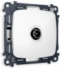 MO113030 ТВ-розетка проходная (белый глянец) Ambrella Volt QUANT MO113030