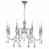 MAYA 4450.8 chrome Подвесная люстра Lucia Tucci Maya 4450.8 chrome (220V, на цепи, подсвечник, свеча)