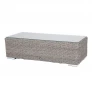 YH-S4005G-TW gray Журнальный столик из искусственного ротанга (гиацинт), цвет серый 4SIS Боно YH-S4005G-TW gray