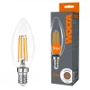 WF-C35-9W4KE14 Светодиодная лампа FILAMENT 9Вт 4000K Е14 Wolta WF-C35-9W4KE14