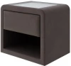 1929118 PROxSON Тумба Cube (Ткань: Велюр Monopoly Горячий шоколад (237)) 52x41