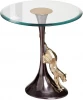 69-120277 Стол журнальный "Ягуар" d.55см h.58см Garda Decor арт.69-120277