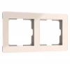 W0022743 Рамка на 2 поста Acrylic (айвори) Werkel W0022743 (a060538)