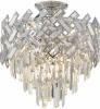 378019/6/50/390 CR Потолочная люстра хрустальная на штанге Arte Milano Sorrento-8019 378019/6/50/390 CR (220V)