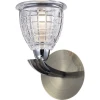 402-01-11 chrome + antique brass Бра N-Light 402 402-01-11 chrome + antique brass