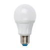 LED-A60 10W/WW/E27/FR PLP01WH картон Лампочка светодиодная шар белая E27 10W 3000K Uniel LED-A60 10W/WW/E27/FR PLP01WH