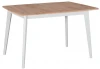 RF 0336 Стол Oslo раскладной 120-160x80x76см, Дуб Навара, белый Bradex Home RF 0336