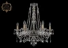 11.21.6.200.h-63.Br.Sp Подвесная люстра с хрустальными подвесками Art Classic 11.21 11.21.6.200.h-63.Br.Sp (220V, на цепи, подсвечник, свеча)