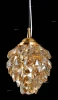 CHARME SP1+1 LED GOLD/AMBER Подвес хрустальный со светодиодной подсветкой Crystal Lux Charme, 1 лампа, золото