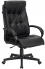CH-824B/LBLACK Кресло руководителя Бюрократ CH-824 черный эко.кожа крестовина пластик