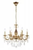 Lauria E 1.1.6.600 CG Подвесная люстра с хрустальными подвесками Dio D'Arte Lauria Lauria E 1.1.6.600 CG подсвечник