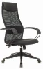 CH-607/BLACK Кресло руководителя Бюрократ CH-607 черный TW-01 сетка/ткань с подголов. крестовина пластик