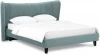 574965 Кровать Queen II Agata L ОГОГО (арт.574965), (Ткань/Бирюзовый)