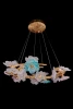 FL1098-16P Подвесная люстра светодиодная Fluorite Sauvage FL1098-16P с цветами