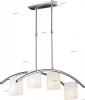 P-761/4 satin chrome Потолочная люстра N-Light P-761 P-761/4 satin chrome