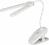 NLED-512-6W-W Офисная настольная лампа светодиодная на прищепке с регулировкой цветовой температуры и яркости зарядка от USB ЭРА NLED-512-6W-W (сенсорный выключатель)