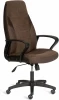 24615 Кресло INTER (24) Tetchair (Искусственная кожа,Флок,Ткань/Коричневый) арт. 24615
