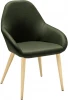 410119121h_ТмЗел_н.дуб Кресло Kent темно-зеленый/нат.дуб R-Home арт.410119121h_ТмЗел_н.дуб