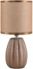 8171/1T Настольная лампа Lumion Evana 8171/1T коричневый, керамика/текстиль E14 1*40W 220V (выключатель, круглые)