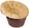8887 Кресло 23/01 "ANDREA" /с подушкой/ Pecan Washed (античн. орех)
