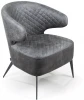 2000000000244 Кресло Richard, замша серый Top Concept RICHARD 2000000000244