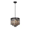 V5174-1/4+4+1 Подвесная люстра Vitaluce V5174-1/4+4+1 (220V, хрусталь, на тросе, круглые)