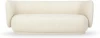 786663 Диван Lucca ОГОГО (арт.786663), (Ткань,Рогожка,Букле/Белый)