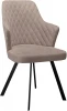 00-00076162 Стул DikLine 345 K4 капучино, ножки черные арт.00-00076162