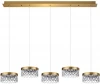 5032/30LA Подвесной светильник Odeon Light Fivre 5032/30LA античн.бронза/металл/акрил LED 30W 4000K 1954лм