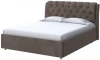 2018678 PROxSON Кровать Chester (Ткань: Велюр Casa Кофейный) 140x200