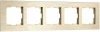 W0053511 Рамка на 5 постов (шампань) Werkel W0053511