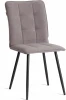 24802 Стул обеденный Bari Tetchair (Флок/Серый,Черный) арт.24802