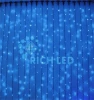 RL-C2*3-T/B Гирлянда светодиодная Занавес синяя 220B, 600 LED, провод прозрачный, IP54 RL-C2*3-T/B Rich LED
