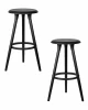 LMZL-PP652_BlackBase-N2 Набор 2 шт Стул барный DOBRIN ROYCE BLACK (чёрный (B-03)) LMZL-PP652_BlackBase-N2 Dobrin D0000000000000013339