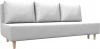 121096 Диван прямой Лига-033 (Белый/Экокожа) Лига Диванов арт.121096