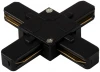 TR-X BK Соединитель «X» для однофазного шинопровода 220V для монтажа на поверхность Imex TR-X BK