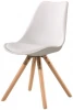 PW072Y-White-Beech Стул PW072Y белый/бук