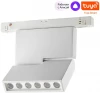 359493 Трековый светильник Downlight низковольтный диммируемый Novotech Flum 359493 SHINO белый LED 12W 48V 3000-6500K (управление смартфоном, умный дом - Алиса, Tuya Smart, Smart Life)